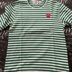 2 Comme des Garçons PLAY Strip Long Sleeve T-Shirt